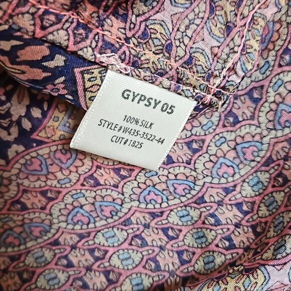 NWT GYPSY 05 Anthropologie Silk Bohemian Beach Shorts Coverups Sz Small - Picture 10 of 11